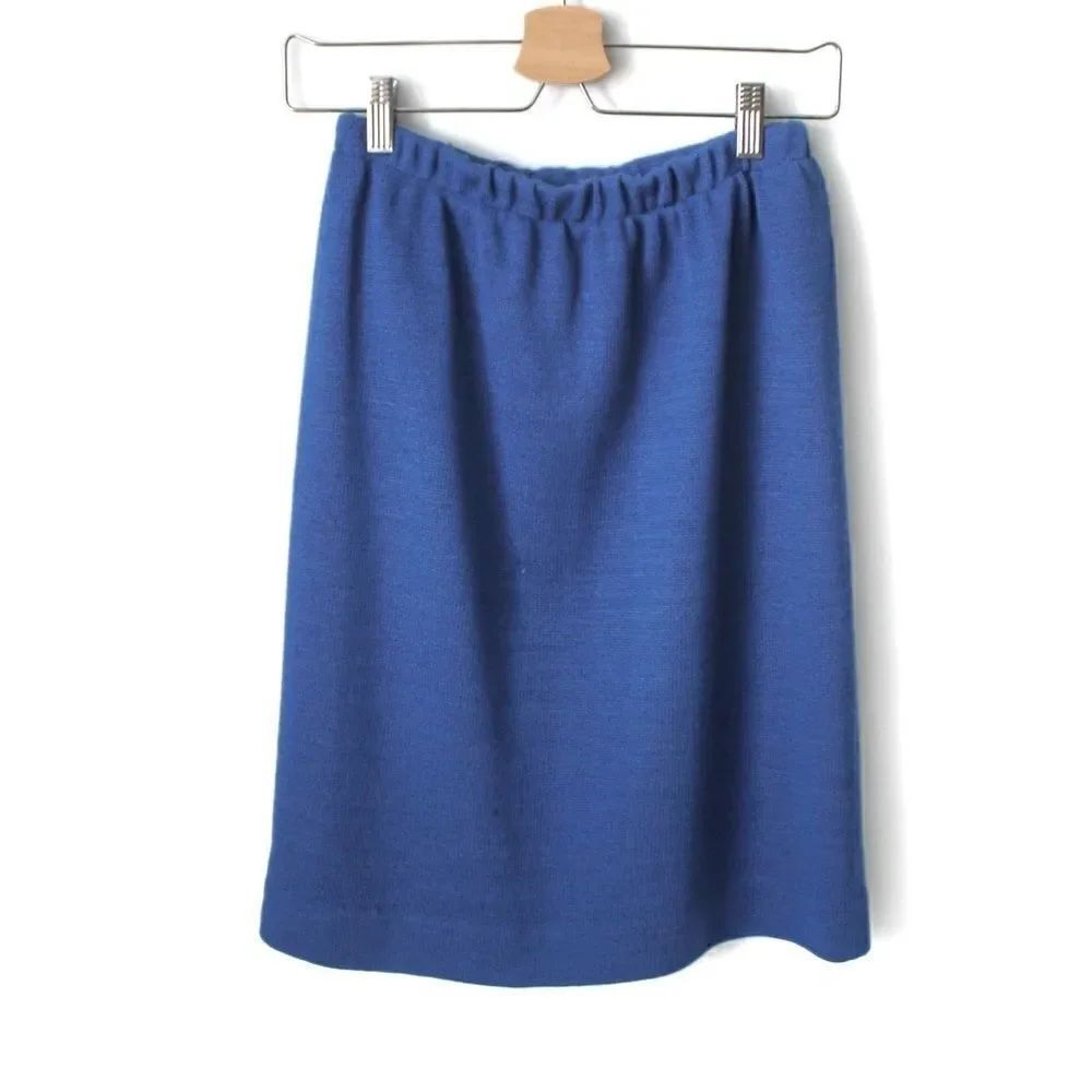 Vintage Ann Taylor Petites Blue Skirt in Size 6P